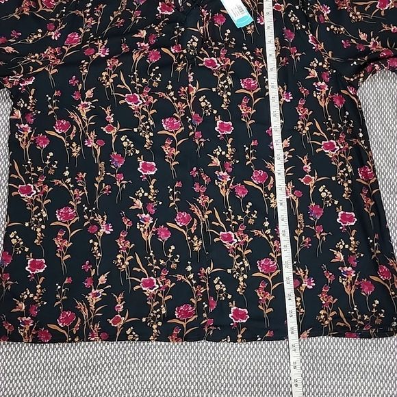 Papermoon Astrid Criss Cross Front Detail Blouse Size XXL - Picture 6 of 7